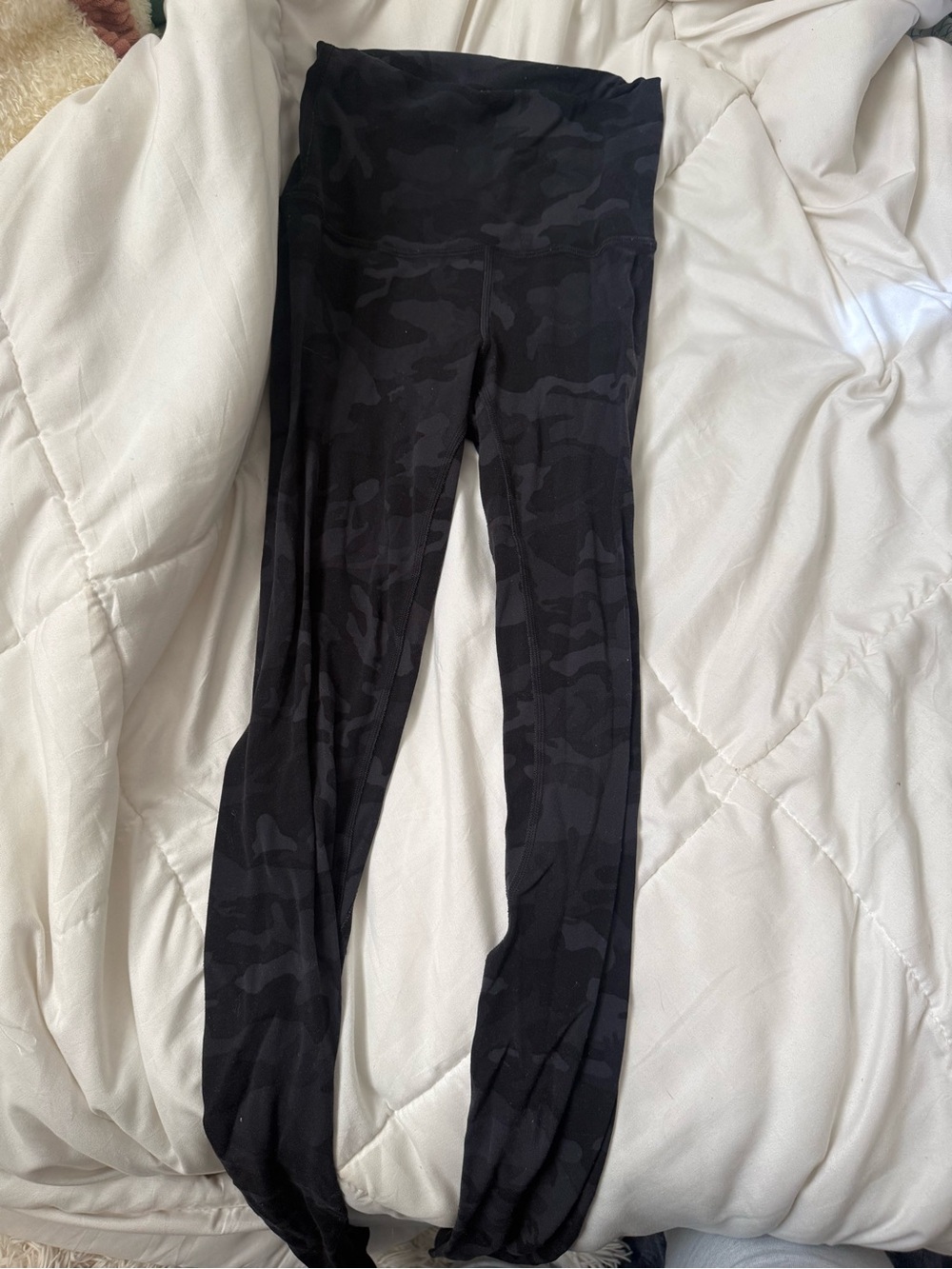 lululemon athletica Black Camo High-Waist Leggings